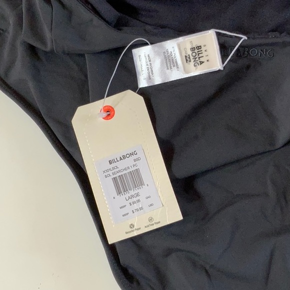 Billabong Women's Sol Searcher Strappy High Neck One Piece Swimsuit - Picture 7 of 8